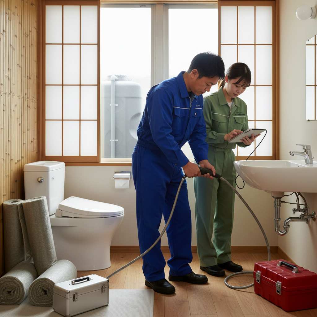 日本の配管修復サービス：トラブルの兆候と対処法