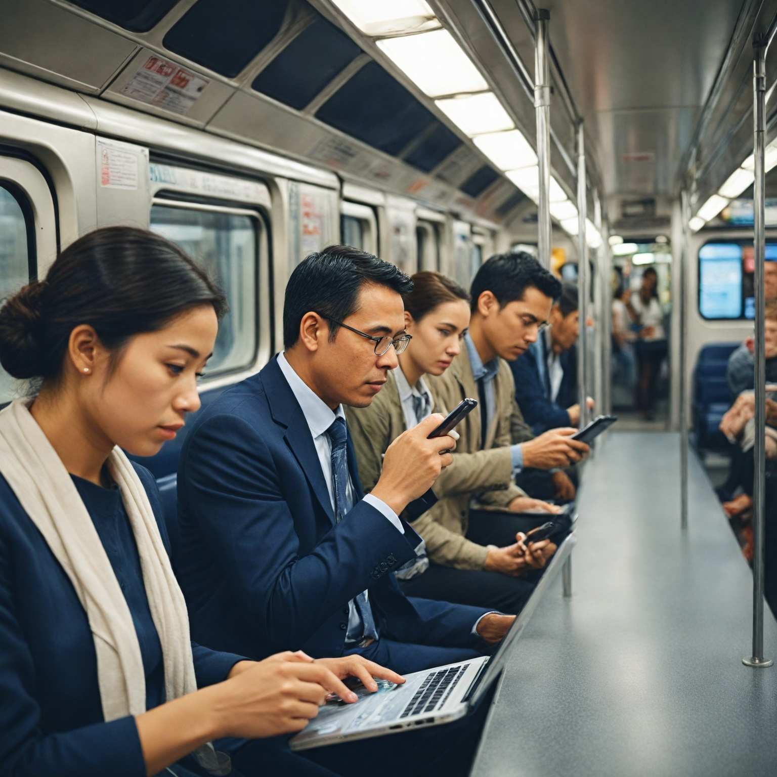 通勤中にスマホで副業は可能か？作業内容と現実的な制約を整理