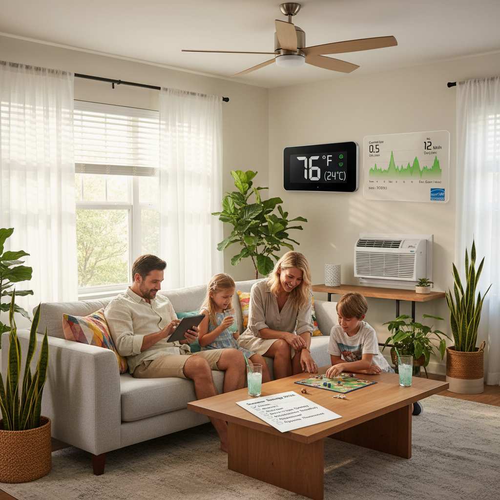 夏のエアコン、電気代を抑えるための設定ガイド2026