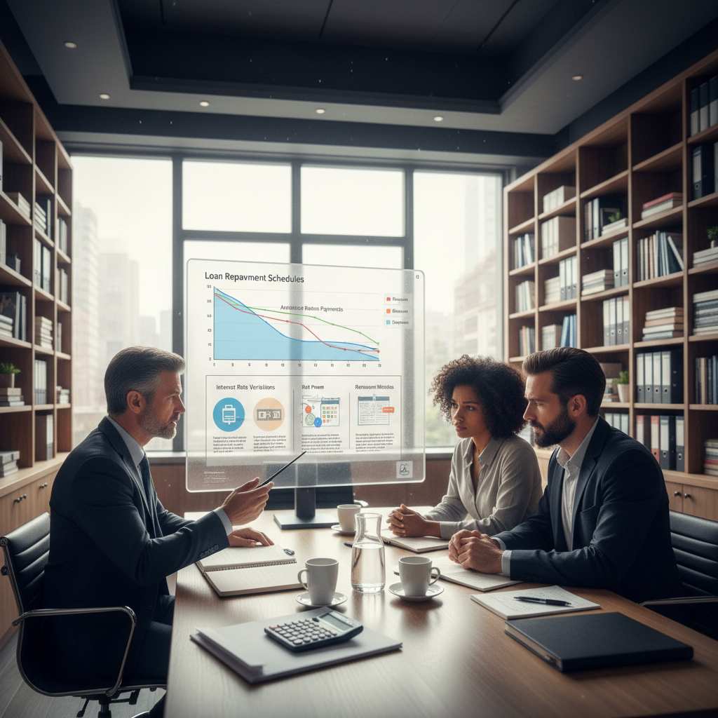 ローン金利の仕組みと返済方式による総額変化の考え方