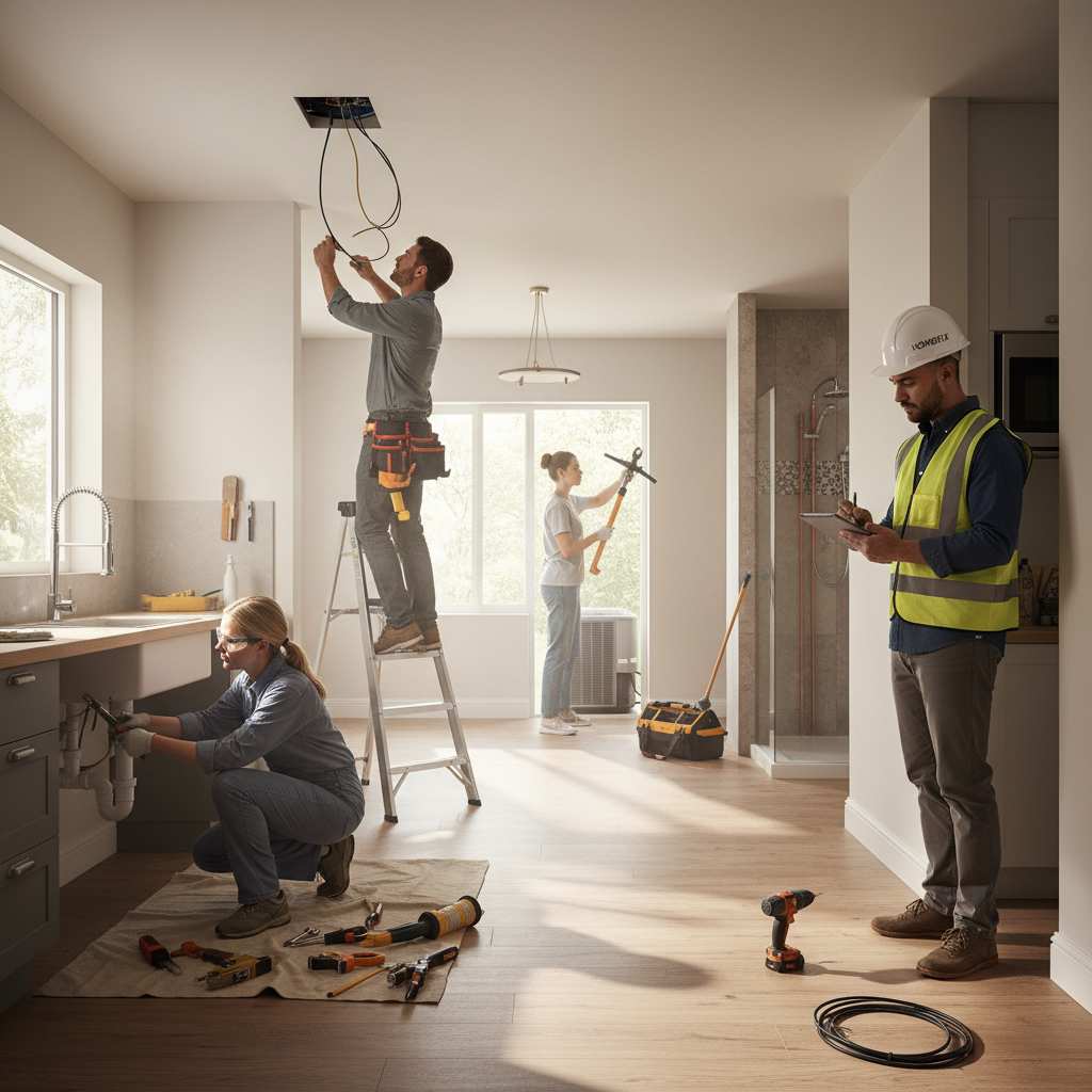 住宅修理スタッフの求人に見られる業務内容と契約形態の違い