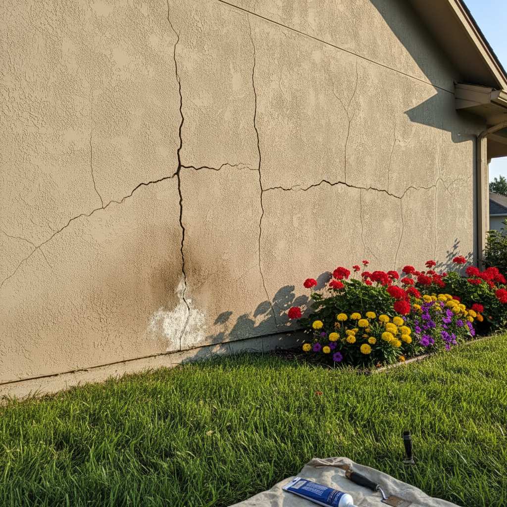 住宅外壁に見られるひび割れの種類と発生原因および構造への影響の基礎知識
