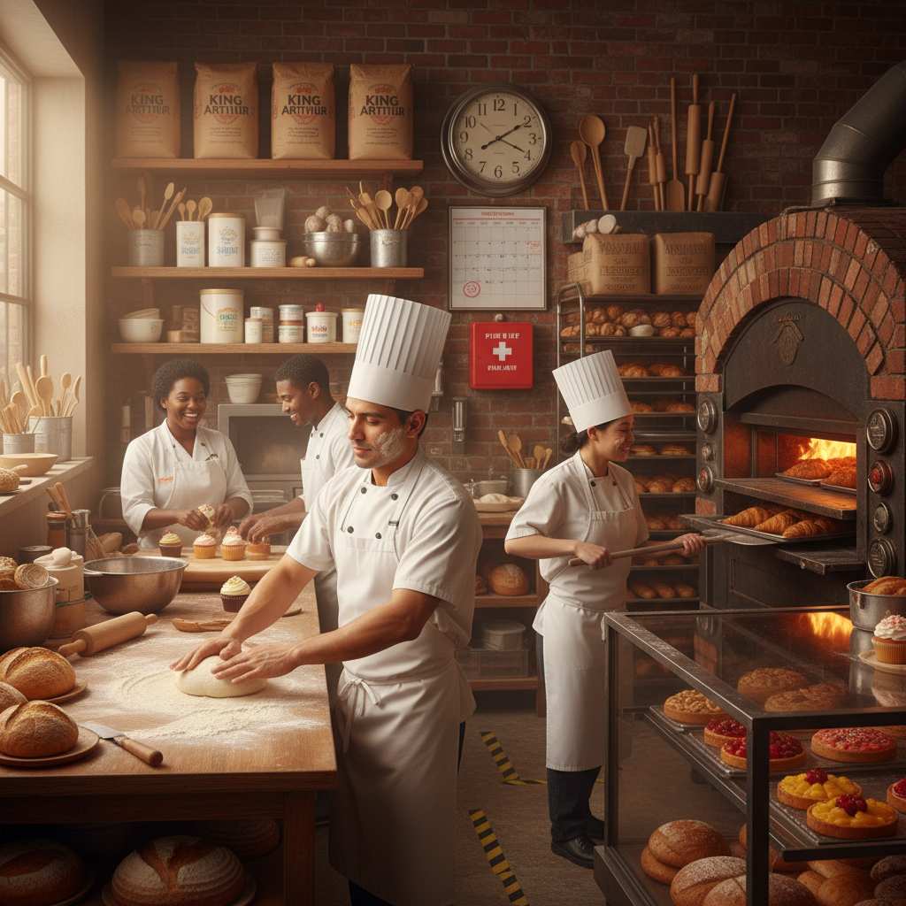 パン職人の求人票に記載される勤務時間と製造工程の特徴